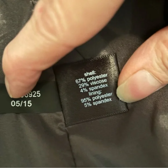 2P Dark Grey one button blazer from The Limited Collection - Picture 3 of 7